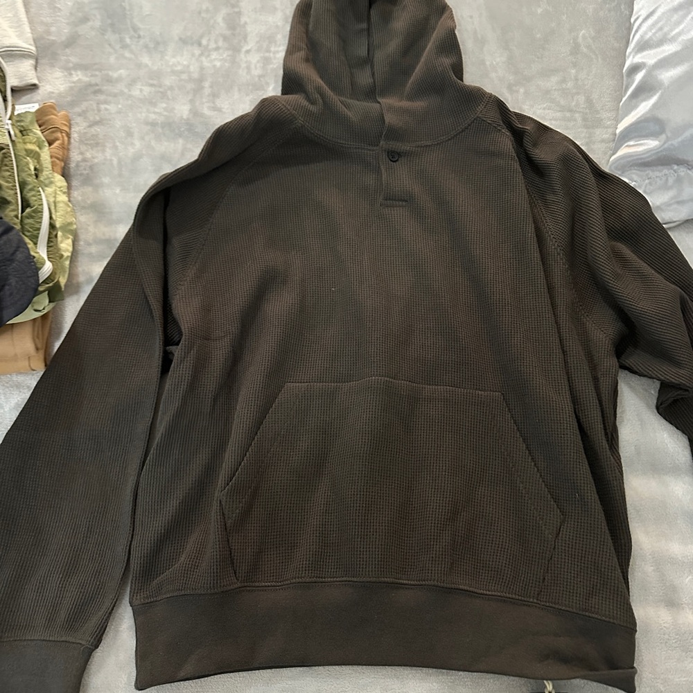Never worn waffle hoodie